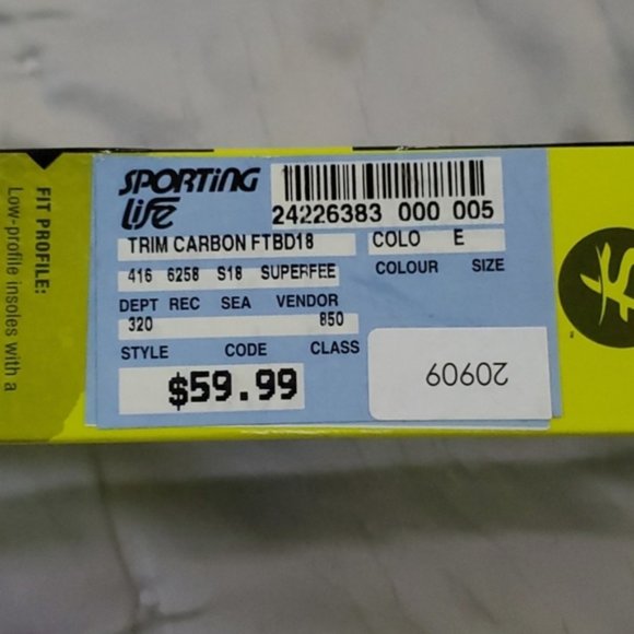 Superfeet CARBON Fit Insoles - Size C - Picture 3 of 6